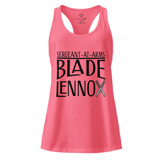 Blade Lennox - Sergeant At Arms - Women’s racerback tank top