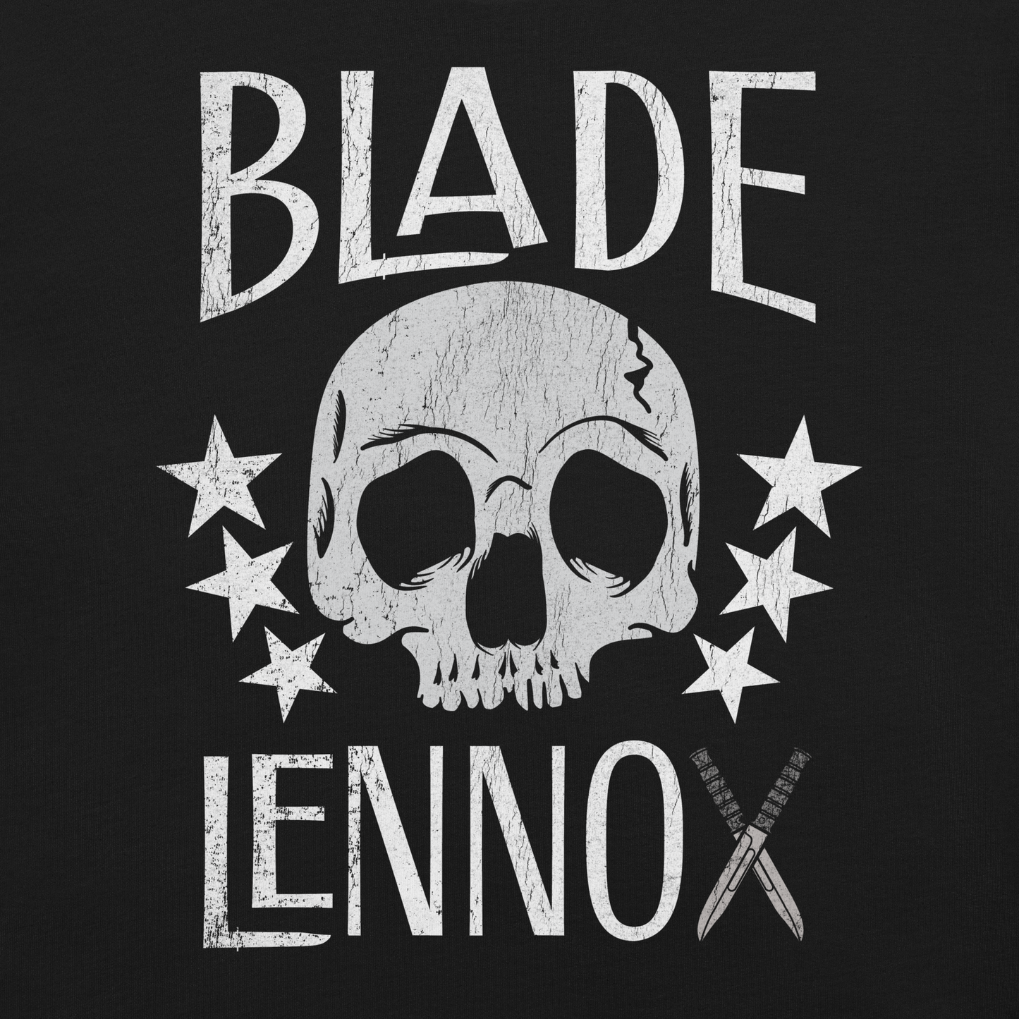 Blade Lennox - Skull & Blades - T-Shirt