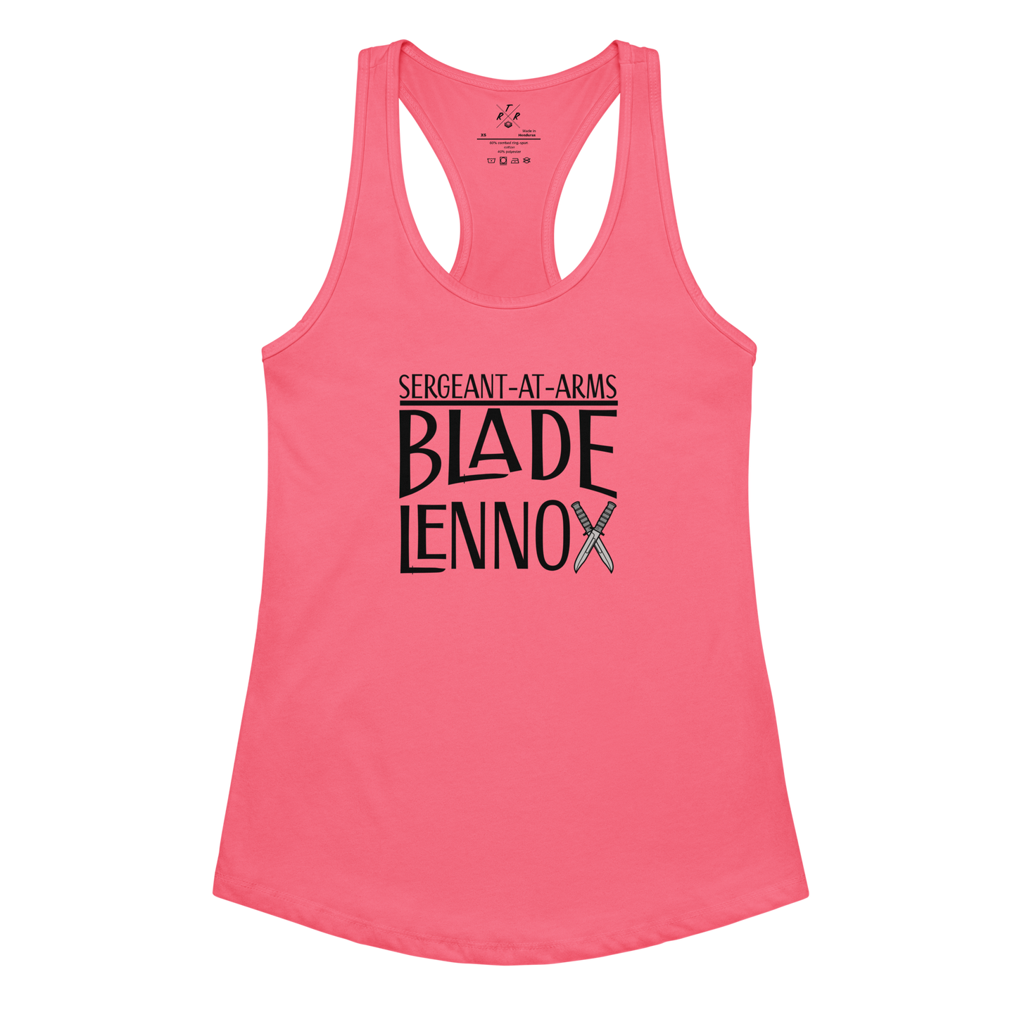 Blade Lennox - Sergeant At Arms - Women’s racerback tank top
